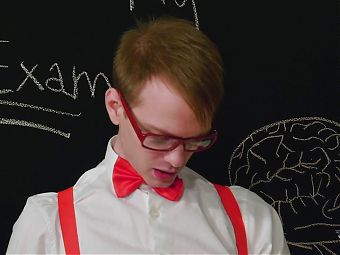 TRANS ANGELS - Sexy Schoolgirl Alexa Scout Gets A Bad Grade In The Exam But Gets An A in Anal