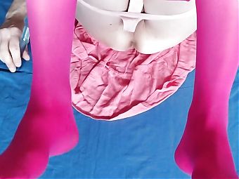misr4 - cum in pink lingerie