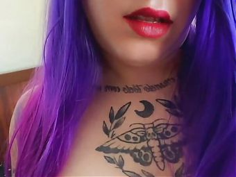 Tattooed Trans Girl and Her Cum Jet